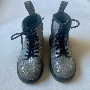 Dr. Martens Pascal Iridescent Toddler Boots Size 9